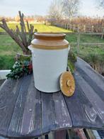 Kom - witte klei - zware kruik planten