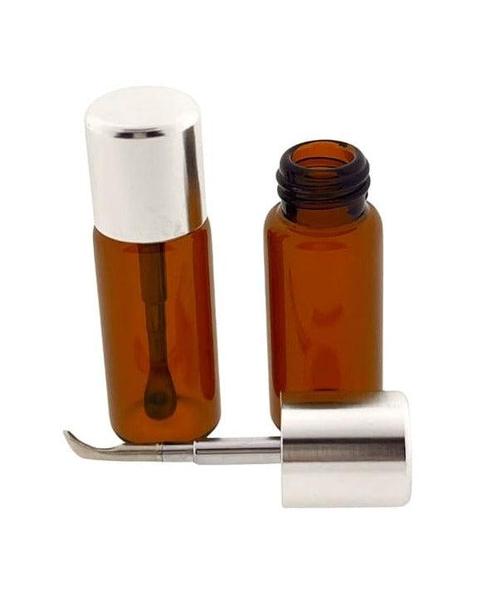 Teletoot doseer potje - bruin glas     Mini glazen potje, Verzamelen, Rookartikelen, Aanstekers en Luciferdoosjes, Nieuw, Verzenden