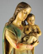Beeld, Madonna and Child - 54 cm - Gips