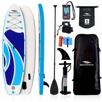 NexxtStream SUP Board Stand Up Paddle Blauw Zomer SALE 2025 beschikbaar voor biedingen