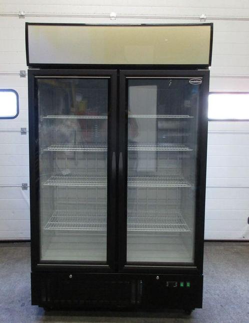 Vrieskast, Vriezer met 2 glazen klapdeuren, 120cm, Elektronische apparatuur, Vriezers en Diepvrieskisten