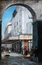 Edward Louis Anthony Parrini (1858 - 1914) - Street scene, Antiquités & Art