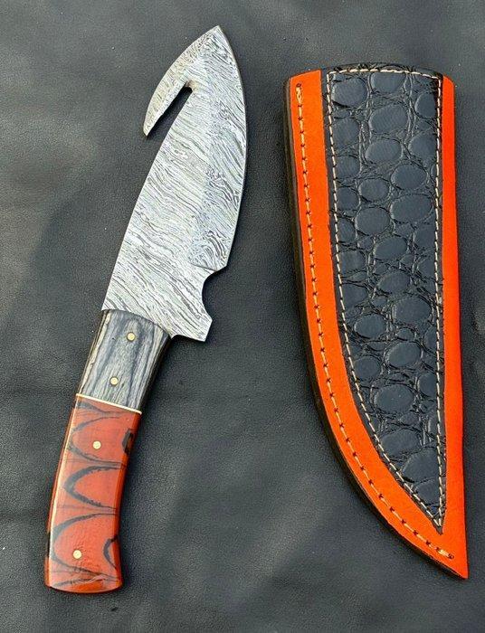 Keukenmes - Keukenmes, Tafelmes, Fayer-patroon. Handgemaakt, Antiek en Kunst, Antiek | Keukengerei