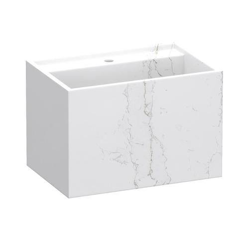 Wastafel Topa Cube 60 Calacatta Gold (1 krgt.), Doe-het-zelf en Bouw, Sanitair, Overige typen, Nieuw, Ophalen of Verzenden