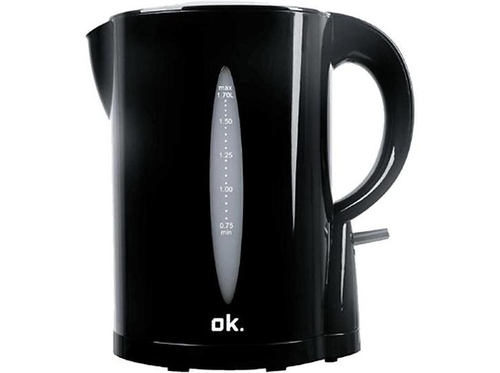 OK - Elektrische Waterkoker - Zwart, Elektronische apparatuur, Waterkokers, Nieuw, 1 tot 2 liter, Verzenden