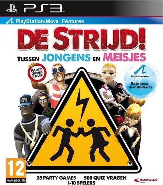 De Strijd! Tussen de Jongens en Meisjes (Playstation Move..., Games en Spelcomputers, Games | Sony PlayStation 3, Zo goed als nieuw