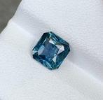 1 pcs Blauw, Groen Saffier - 2.04 ct - nternational Colored