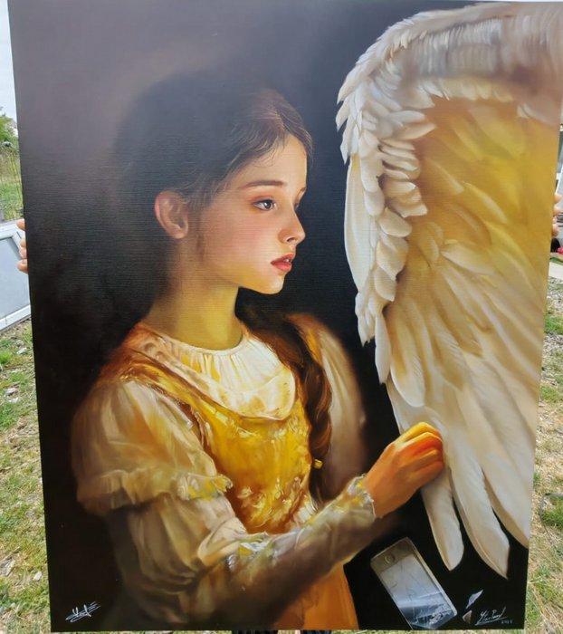 Trofin Mind & Paul Stan - Rebirth, Antiquités & Art, Art | Peinture | Moderne