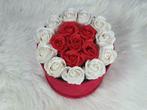 Flower Soap in kado verpakking, Velvet rond Large Rood, Ophalen of Verzenden, Nieuw