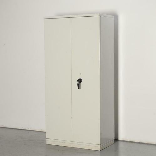 Officenow kluis, lichtgrijs, 195 x 95 cm, incl. 4 legbord..., Huis en Inrichting, Kasten | Roldeurkasten en Archiefkasten, Gebruikt