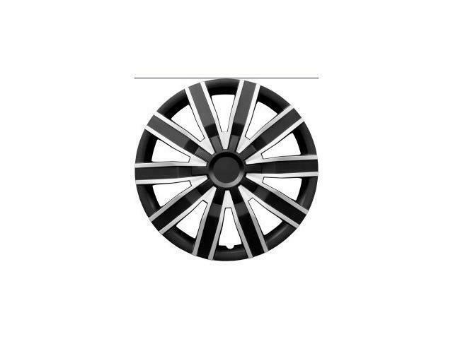 WIELDOPPENSET Zilver/Zwart 15 INCH UNIVERSEEL 4 STUKS, Auto-onderdelen, Banden en Velgen, Ophalen of Verzenden