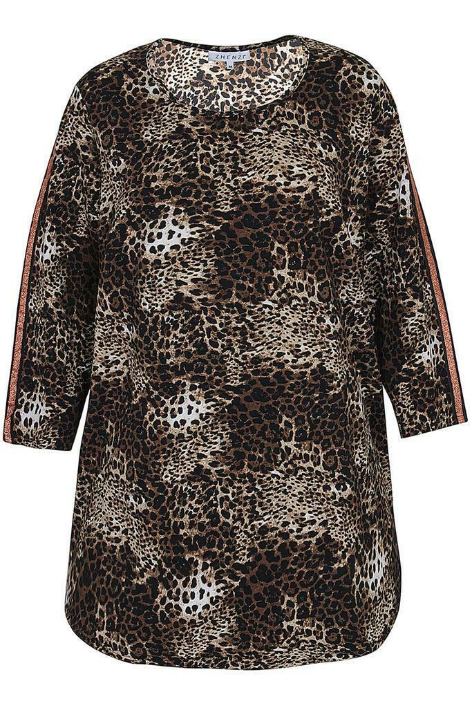 Tuniek Zhenzi CHIARA tijgerprint maat M=46-48, Kleding | Dames, Blouses en Tunieken, Verzenden