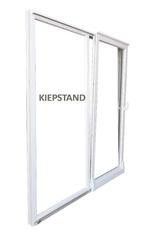 PVC Kiepschuifraam ideaal voor  terras 200x215 HR++., 150 tot 225 cm, Nieuw, Kunststof, 150 tot 225 cm