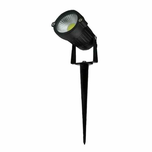 LED Prikspot met spies | 5W | 2700K- Warm wit - Netstroom, Tuin en Terras, Buitenverlichting, Nieuw, Led, Overige materialen, Netvoeding