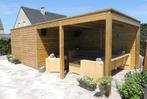 Berging met veranda 3,18 x 8,94 m, Nieuw, 500 cm of meer, Tuinhuis, Met overkapping