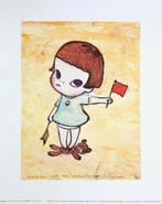 Yoshitomo Nara (1959), after - Girl with the waving flags -