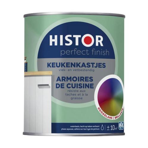 Histor Perfect Finish Keukenkastjes Hoogglans Wit 0.75L, Doe-het-zelf en Bouw, Verf, Beits en Lak, Wit, Nieuw, Verzenden