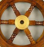 Decorative ship’s wheel - Hout, Messing - Prachtig wiel, Antiek en Kunst