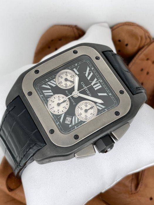 Cartier - Santos 100 Chronograph Automatic - W2020005 -, Bijoux, Sacs & Beauté, Montres | Hommes