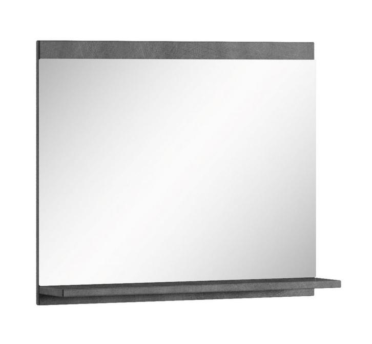 Badkamerspiegel Montreal 60 x 12 x 50 cm Donker Grijs, Huis en Inrichting, Badkamer | Badkamermeubels, Nieuw, Verzenden