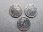 Nederlands-Indië. Willem I. 1/4 Gulden 1826/1840, 3 stuks