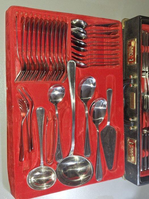 Bestekset voor 12 personen (72) - Staal - Nooit gebruikt, Antiquités & Art, Antiquités | Meubles | Tables