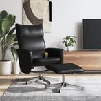 vidaXL Massagestoel verstelbaar met voetenbankje kunstleer, Huis en Inrichting, Fauteuils, Verzenden, Nieuw