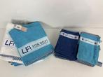 Veiling - lief! Handdoeken + washandjes | Blauw, Huis en Inrichting, Badkamer | Badtextiel en Accessoires, Nieuw