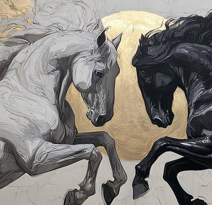 Canvas Fit - Alberto Ricardo - Dualidad en movimiento, Antiek en Kunst, Curiosa en Brocante