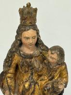 Sculpture, Madonna met kind - 35 cm - Bois, Antiek en Kunst