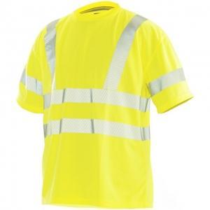 Jobman werkkledij workwear - 5584 t-shirt high-vis  xxl geel, Bricolage & Construction, Vêtements de sécurité