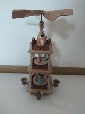 Figurine de Noël décorative - Ancienne pyramide de Noël, Antiquités & Art