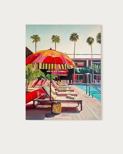 Lilly Muth - Between the Heat and the Blue - XL, Antiek en Kunst, Kunst | Schilderijen | Modern