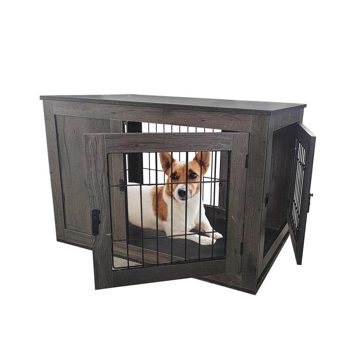 MaxxPet Houten Hondenbench 96x61x64cm (Hondenbenches, Dier), Dieren en Toebehoren, Hondenbenches, Nieuw, Ophalen of Verzenden
