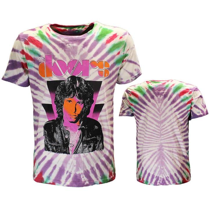 The Doors Jim Morrison Dip Dye T-Shirt - Officiële, Kleding | Heren, T-shirts