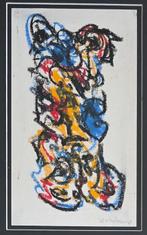 Theo Wolvecamp (1925-1992) - Abstracte compositie, Antiek en Kunst, Kunst | Schilderijen | Modern