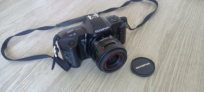 Olympus OM 101 Power Focus + 35-70mm + T18 flash | Single, Audio, Tv en Foto, Fotocamera's Analoog