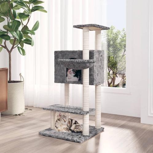 vidaXL Kattenmeubel met sisal krabpalen 108,5 cm lichtgrijs, Dieren en Toebehoren, Katten-accessoires, Nieuw, Verzenden