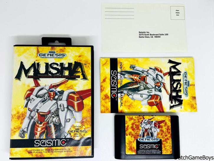 Sega Genesis - Musha + Reg. Card, Games en Spelcomputers, Spelcomputers | Sega, Gebruikt, Verzenden