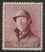 België 1919 - 10F Wijnrood, Albert I met helm, met goede