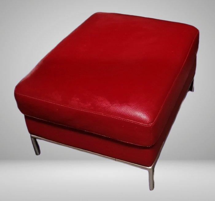 Stijlvol hoogwaardig Reto-Hocker 80 cm - Ottoman - 100% cuir, Huis en Inrichting, Overige Huis en Inrichting