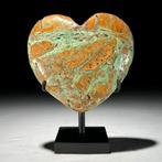 GEEN RESERVEPRIJS - Prachtige paar groene Smithsoniet