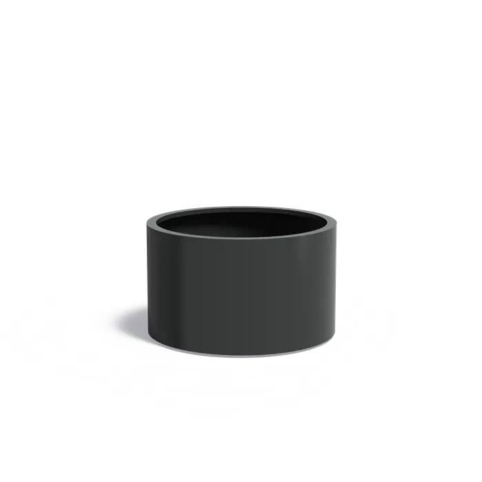 Aluminium plantenbak Ø100x60cm - Met wielen, Tuin en Terras, Bloembakken en Plantenbakken, 60 cm of meer, 100 cm of meer, Tuin