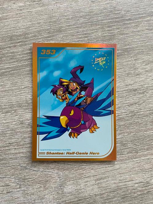 Gen2 #353 Gold Shantae Half-genie hero Limited run games..., Hobby en Vrije tijd, Verzamelkaartspellen | Overige, Zo goed als nieuw
