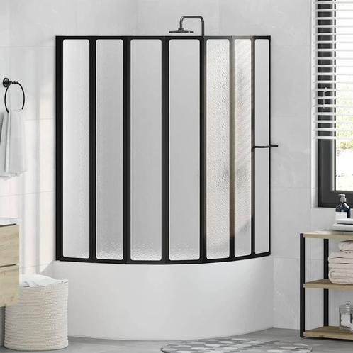 vidaXL Douche en badscherm 140 x 168 cm 7 panelen met, Doe-het-zelf en Bouw, Sanitair, Nieuw, Verzenden