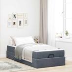 vidaXL Bedframe met matras met opslag Donkergrijs 90 x 200, Huis en Inrichting, Verzenden, Nieuw