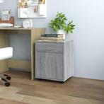vidaXL Rolkast 45x38x54 cm bewerkt hout grijs sonoma eiken, Huis en Inrichting, Kasten | Overige, Verzenden, Nieuw