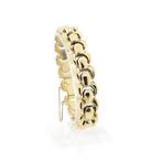 Gouden Bismarck schakelarmband, Ophalen of Verzenden, Gebruikt, Overige kleuren, Goud