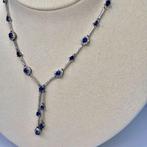 Zonder minimumprijs - Halsketting 18K witgoud verguld 925, Nieuw