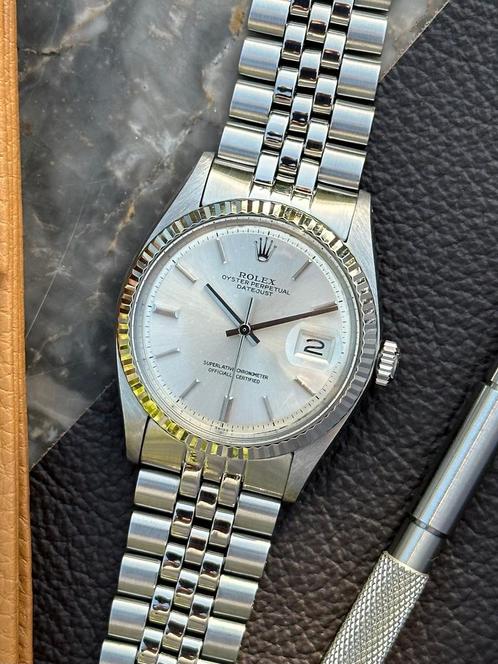 Rolex Datejust 36 1601 uit 1973, Handtassen en Accessoires, Horloges | Antiek, Verzenden